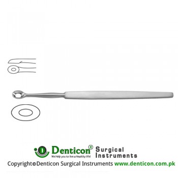Wolff Lupus Curette Fig. 5 Stainless Steel, 14 cm - 5 1/2"
